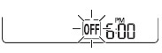 Cancelling the OFF Timer